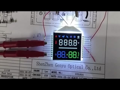 Panel layar VA LCD layar Segmen Hitam 3.3V 46PIN Lampu Belakang Putih