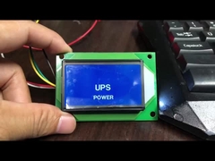 7 Segmen LCD Display HTN Biru Putih LED Backlight untuk UPS Power