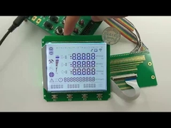 Custom LCD Display Modules 7 14 Segmented HT1623 FSTN Putih COB+PIN untuk Kotak Meter