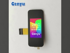 1.06 inci TFT LCD Screen Capacitive Touch G+F 96*160 Titik ST7735 SPI 15pin FPC