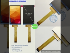 3.97Inch TFT LCD Panel IPS 480x800 Resolusi WVGA MIPI 24pin FPC 0.5mm Pitch