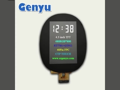 4.3 inci TFT LCD Capacitive Touch Screen 480x800 titik 40pin antarmuka RGB
