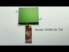 Green Backlight COG LCD Display Transflektif STN Segmen + Grafis 24pin FPC