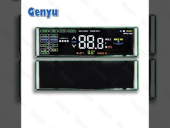 Hitam VA LCD Display Tujuh Segmen 5V Layar LCD Untuk Peralatan Golf