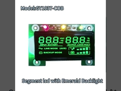 VA LCD Display Screen Hitam Transflektif COB Modul dengan Emerald Backlight