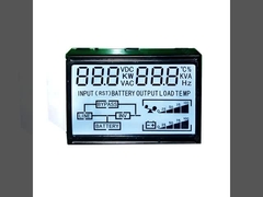 5.0V LCD Segment Screen TN Monochrome LCD Display Putih LED Backlight Papan PCB