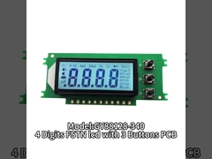 HT1621 4 Digit 7 Segmen LCD Display FSTN Layar Dengan Lampu Belakang Putih