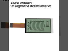 18PIN FPC Connect Custom LCD Display Screen TN Segmen Huruf Hitam