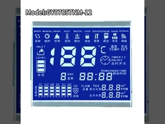 HTN Biru 8 Inci Segmented Custom LCD Screen Panel Untuk Dispenser Air