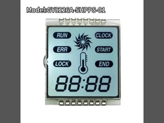 Lampu latar putih 4 digit tujuh segmen tampilan 3.3V 16PIN Timer LCD