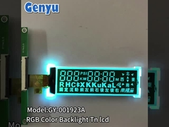 COG Segment LCD Display TN Negatif 20pin FPC RGB Warna Lampu Belakang Untuk Stopwatch