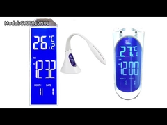 Custom LCD Screen HTN Segmen Biru Zebra Putih Lampu Belakang Untuk Desk Lamp