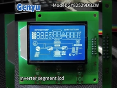 LCD 7 Segmen Tampilan HTN Putih Pada Chip Biru Di Papan AIP31621 Driver Untuk Inverter