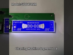 Custom Design LCD Display Screen STN Segmen Biru 30PIN Untuk Mesin Pembersih
