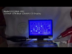 1.9 inci STN Biru 128x64 LCD Tampilan 30PIN FPC 8-Bit Paralel Untuk Dispenser Air