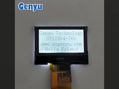 0.96 inci 128x64 Monochrome FSTN LCD Display 15pin Putih Lampu Belakang SPI Interface