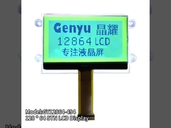 2.9 Inch LCD Screen 128 * 64 LCD Display STN Transflektif Hijau Lampu Belakang
