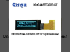 Biru 0,91 Inci OLED Display 128x32 Pixels SSD1306 Driver 15pin Soldering FPC