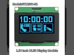 SSD1309 1,54 Inch OLED Screen Biru PCB Board Lebih Besar 128x64 I2C OLED Display