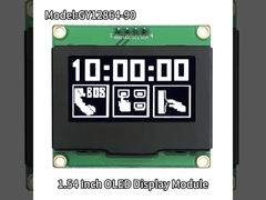 1.54 inci OLED Display Module Warna Putih 128x64 Pixel SSD1309 Antarmuka I2C