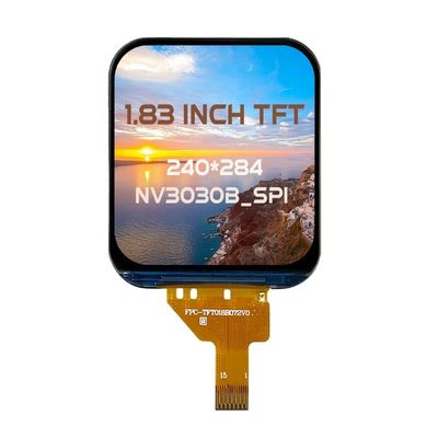 IC Driver NV3030B 240*284 IPS 1.83 TFT LCD 15pin FPC 4-SPI Modul Layar Sentuh LCD Warna dengan Ketahanan Suhu Tinggi