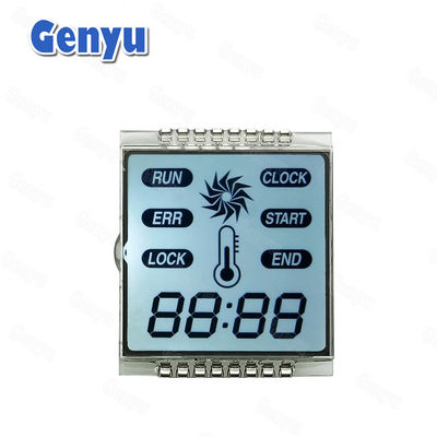 Harga yang bagus Lampu latar putih 4 digit tujuh segmen tampilan 3.3V 16PIN Timer LCD on line