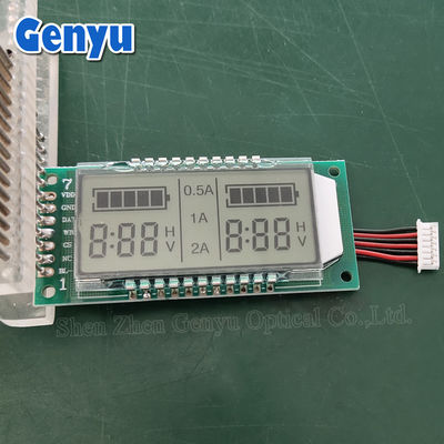 Harga yang bagus Display LCD Segmen Modul TN 6 Digit Lampu Belakang Biru on line