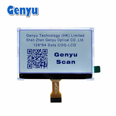 Harga yang bagus 2.7 inci LCD Screen 128x64 Graphic LCD Display FSTN Lampu Belakang Putih 20PIN FPC on line