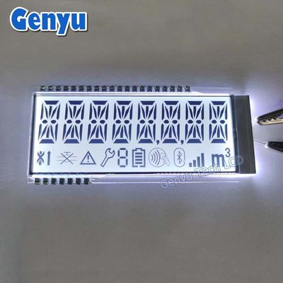 Harga yang bagus TN Putih 14 Segmen Lcd Tampilan Hitam Digit Disesuaikan Ukuran PIN Connect on line