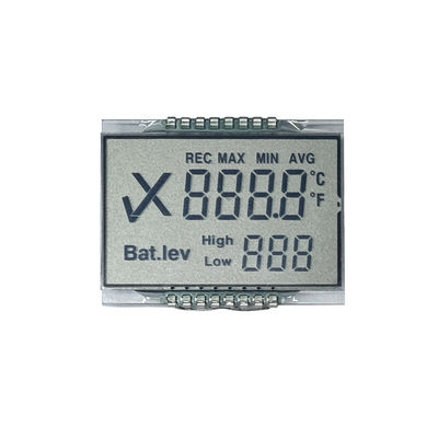 Harga yang bagus TN Positive Reflective Monochrome Hitam Digits Display LCD Segmen Khusus on line