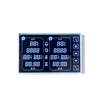 Harga yang bagus Ukuran yang disesuaikan 3.3V VA Touch LCD Screen Segmen Tampilan Putih Angka 78PIN on line