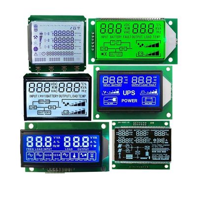 Harga yang bagus Backlight Optional Colors 16 Segment TN LCD 14 Segment Large 7 Segment LCD Display Digit HTN STN Monochrome Display on line