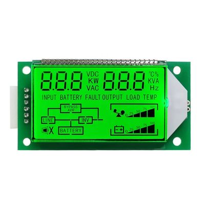 Harga yang bagus 69.48 x 36.00 x 8.60 mm Module Size Custom Inverter LCD TN 7-Segment LCD Display with HT1621 Drive IC and Removable Design on line