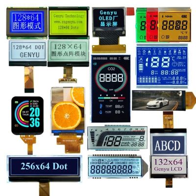 Harga yang bagus Oem Odm Monochrome 128x64 Graphic Cog Custom HTN STN Fstn Segment black Va Segment OLED IPS Color TFT Touch LCD Display Lcd on line