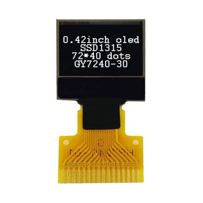 Harga yang bagus Layar Micro OLED 0,42 Inci Matriks Titik 72x40 dengan Antarmuka I2C/SPI untuk Arduino dan Perangkat Pintar on line