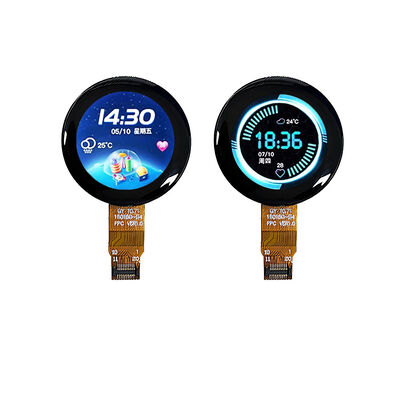 Harga yang bagus Layar TFT LCD Bulat 0,71 Inci 160x160 dengan IC Driver GC9D01 dan Lampu Latar LED RGB on line