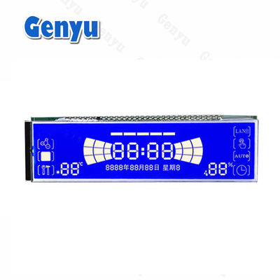 Harga yang bagus Custom Design LCD Display Screen STN Segmen Biru 30PIN Untuk Mesin Pembersih on line