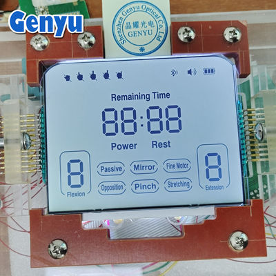 Harga yang bagus Layar LCD Tujuh Segmen Layar LCD Digital HTN Lampu Belakang Putih Untuk Rumah Pintar on line