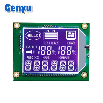 Harga yang bagus Tampilan LCD Segmented BTN Negatif Angka Putih HT1621 Driver PIN Connect on line