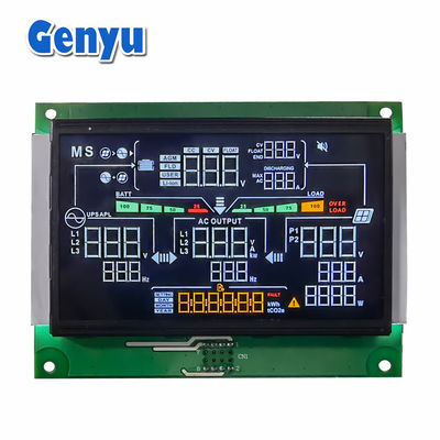 Harga yang bagus Custom Segment LCD Display 4,3 Inch VA Hitam Layar Putih Lampu Belakang 5,0V on line