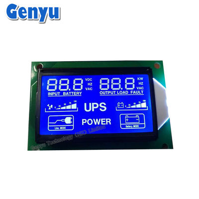 Harga yang bagus HT1621 7 Segmen LCD Tampilan UPS LCD Tampilan HTN Biru Putih LED Lampu Belakang on line
