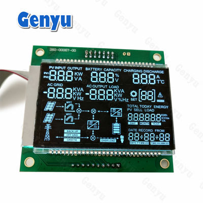 Harga yang bagus Segmented VA LCD Display Panel Hitam Cahaya Belakang Putih HT1623 COB+PIN Modul on line