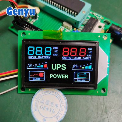 Harga yang bagus VA LCD Module COB LCM AIP31621E Driver Lampu Belakang Putih UPS LCD Display on line