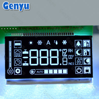 Harga yang bagus 3 digit LCD Display VA Tipe Putih Pada Hitam PIN Connect Untuk Smart Home Switch on line