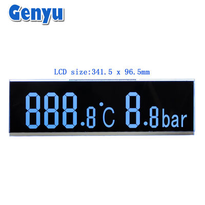 Harga yang bagus Bar Tipe VA LCD Display Segmen Hitam Layar RGB Warna Untuk Kabinet Desinfeksi on line