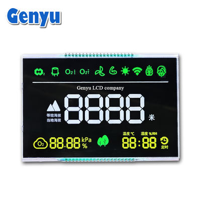 Harga yang bagus Tampilan LCD VA Kontras Tinggi Layar Hitam Negatif Segmen Putih 3.6V 40PIN on line