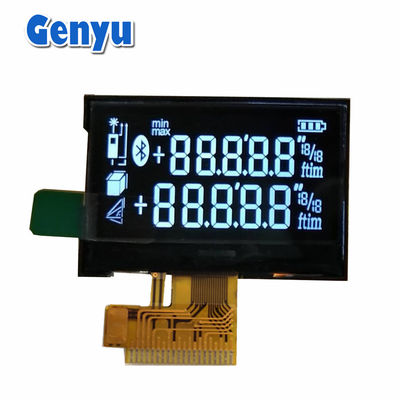 COG FPC VA LCD Segmen Tampilan Putih Pada Hitam SPI Antarmuka Untuk Rangefinder