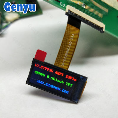 Harga yang bagus Kompak 0,96 Inci TFT LCD Display 80x160 Pixel 14pin ZIF Connect SPI Antarmuka on line