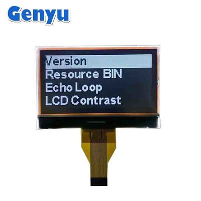 Harga yang bagus DFSTN 2.4 Inch LCD Display 128x64 18pin FPC SPI COG LCD Untuk Perangkat genggam on line
