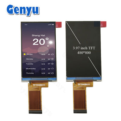 Harga yang bagus 3.97 Inch TFT LCD Panel Free Angle 480x800 Pixels GC9503 40PIN FPC Dengan RGB Interface on line